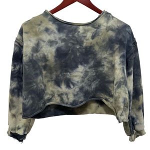 POL Cropped Bleached Sweatshirt S